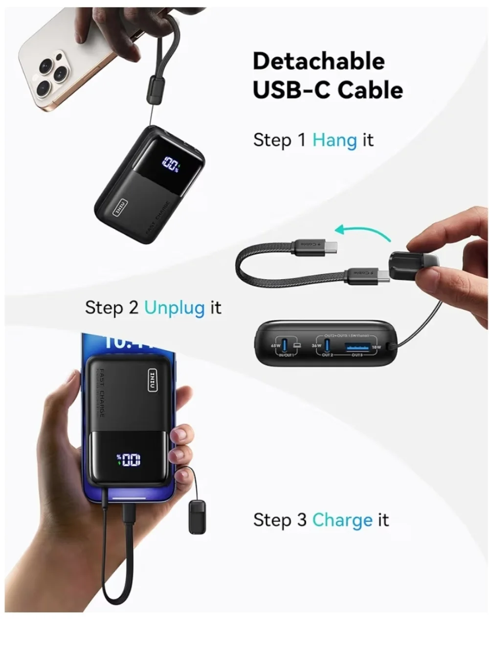20000mAh INIU Power Bank